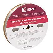 Термоусаживаемая трубка ТУТ 6/3 прозрачная рулон EKF PROxima tut-6-tr