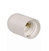 Патрон для ламп пластиковый Е27 подвесной термостойкий пластик белый 24624 4 REV