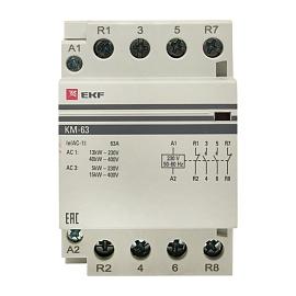 Контактор модульный КМ 63А 2NО+2NC (3 мод.) EKF PROxima