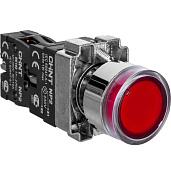 Кнопка управления NP2-BW3461 1НО красный AC/DC230В (LED) IP40 (R) 574080 CHINT
