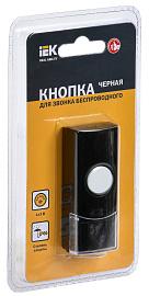 Кнопка для звонка беспроводного КЗБ2 IP44 черная IEK