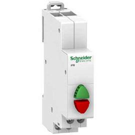 Кнопка управления модульная на DIN-рейку  iBP красная 1НЗ зеленая 1НО A9E18034 Schneider Electric