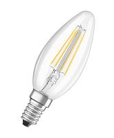 Лампа светодиодная 5 Вт E14 B60 4000К 520Лм прозрачная 220В Свеча CLB60D филаментная диммируемая 4058075230385 OSRAM (1м)
