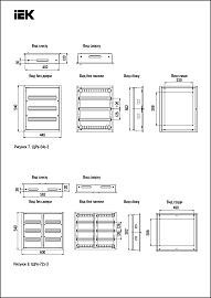 Корпус металлический ЩРв-72з-3 58 УХЛ3 IP31 TREND 540х600х120мм (ВхШхГ)  MKM14-V-72-31-TW IEK