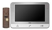 Комплект видеодомофона CTV-DP1703 S (серебро) CTV
