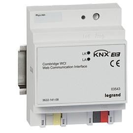 Интерфейс IP/KNX. DIN 4 модуля KNX. 003543 Legrand
