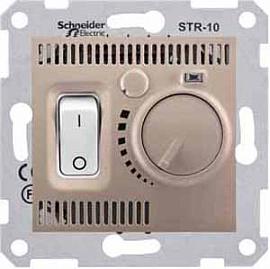 Термостат комнатный Sedna скрытой установки титан SDN6000168 Systeme Electric