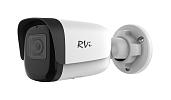 Видеокамера IP 4Мп цилиндрическая уличная c ИК-подсветкой до 50м IP67 (2.8мм) RVi-1NCT4054 (2.8) white