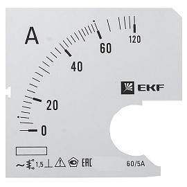 Шкала сменная для A961 60/5А-1,5 s-a961-60 EKF PROxima