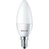 Лампа светодиодная 6,5 Вт E14 B35 4000К 620Лм матовая 220В свеча ESS LED 929002274307 / 929002971107 Philips
