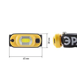 Фонарь светодиодный   3Вт COB GA-801 Практик налобный аккумулятор с USB 4 режима Б0030186 ЭРА