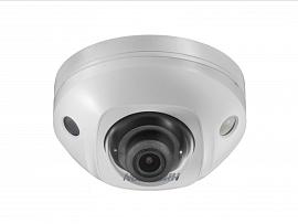 Камера видеонаблюдения (видеокамера наблюдения) IP уличная купольная 2Мп компактная, объектив 4 мм DS-2CD2523G0-IS (4mm) HikVision