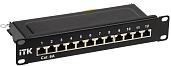 Патч-панель 1U кат.6A STP 12 портов 10" Dual IDC PP12-1UC6AS-D05-10 ITK