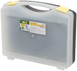 Ящик для крепежа (органайзер) прозрачный 10,5" (27х21х8 см) 65642 FIT РОС