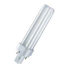 Лампа компактная люминесцентная КЛЛ энергосберегающая 18Вт G24D-2 Dulux D 18W/840 4000К холодный свет 153х34 4050300012056 / 4099854122958 OSRAM