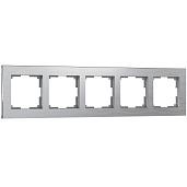 Рамка пятиместная Aluminium алюминий IP20 W0051706 Werkel