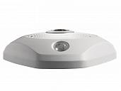 Камера видеонаблюдения (видеокамера наблюдения) IP (рыбий глаз) 6Мп, объектив 1.27 мм DS-2CD6365G0E-IS(1.27mm)(B) HikVision