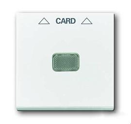 Плата центральная (накладка) Basic55 для механизма карточного выключателя 2025 U, альпийский белый 1710-0-3864 2CKA001710A3864 ABB