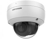 Камера видеонаблюдения (видеокамера наблюдения) уличная купольная IP 4М п с EXIR-подсветкой до 30м, объектив 4мм DS-2CD2143G2-IU(4mm) HikVision