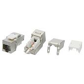 Модуль  Keystone RJ45 CAT5E экранированный(STP), 90 градусов,серебристый(форм-фактор S10) RNK5EF90SL DKC