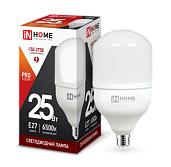 Лампа светодиодная LED-HP-PRO 25Вт 230В E27 6500К 2250Лм 4690612031064 IN HOME
