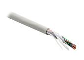 Hyperline UUTP25-C3-S26-IN-PVC-GY (UTP25-C3-SOL-26AWG-IN-PVC-GY) Кабель витая пара, неэкранированная U/UTP, категория 3, 25 пар (26 AWG), одножильный (solid), PVC, –20°C – +60°C, серый