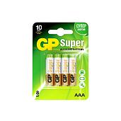 Алкалиновые батарейки Super Alkaline 24А ААA - 8 шт на блистере GP 24A-CR8 96/960