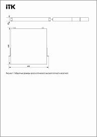 1U кросс оптический высокой плотности кассетный (без кассет) FBPH-00-1U ITK