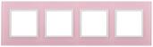 Рамка для розеток и выключателей ЭРА Elegance 4 поста розовый 14-5104-30 Б0034538 ЭРА
