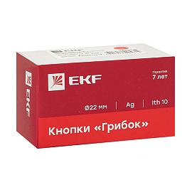 Кнопка BS542 поворотная красная грибок NC IP65 EKF xb2-bs542-65